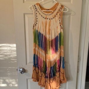 Colorful Sleeveless Dress